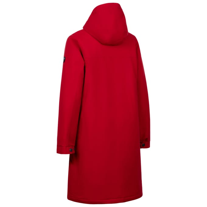 Trespass Dames/Dames Claudel Waterdichte Jas (Rood)