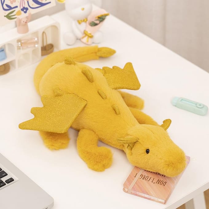 Internet celebrity sky dragon pop grappig jely pluche speelgoed regenboog sneeuw draak pop groot kussen cadeau 50cm