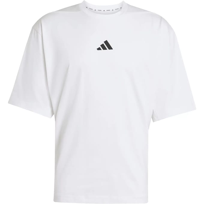 Adidas Performance Primelift Oversized Workout-T-Shirt - Heren - Wit