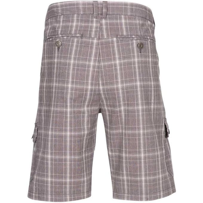 Trespass - Heren Earwig Cargo Korte Broek (Stormgrijs geruit)