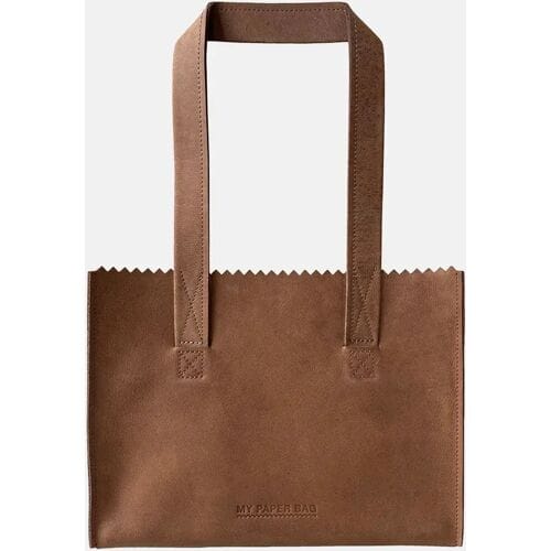 My paper bag shopper hazel brown