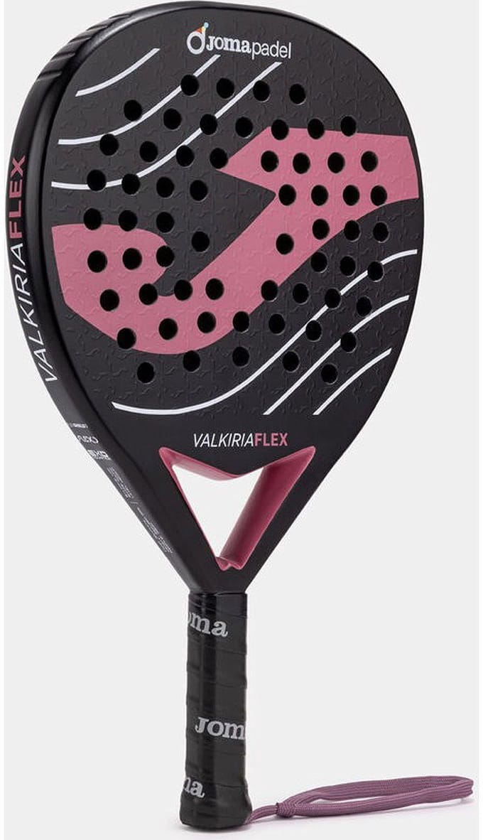 Joma Valkiria Flex Padelracket - Zwart / Roze | Maat: UNI