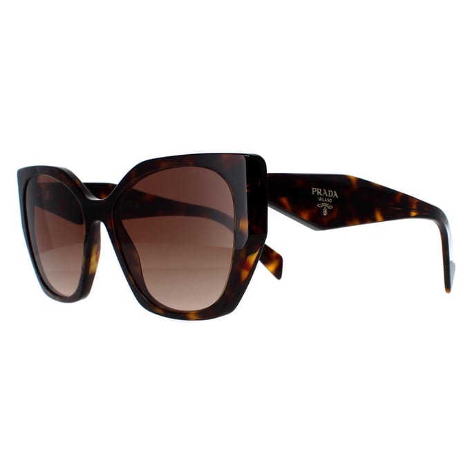 Prada PR19ZS 2AU6S1 havana bruin gradiÃ«nt zonnebril