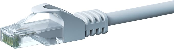 Danicom CAT6 UTP patchkabel - 5 meter wit - CCA - netwerkkabel - internetkabel - UTP kabel - RJ45 - 1000 mbit/s