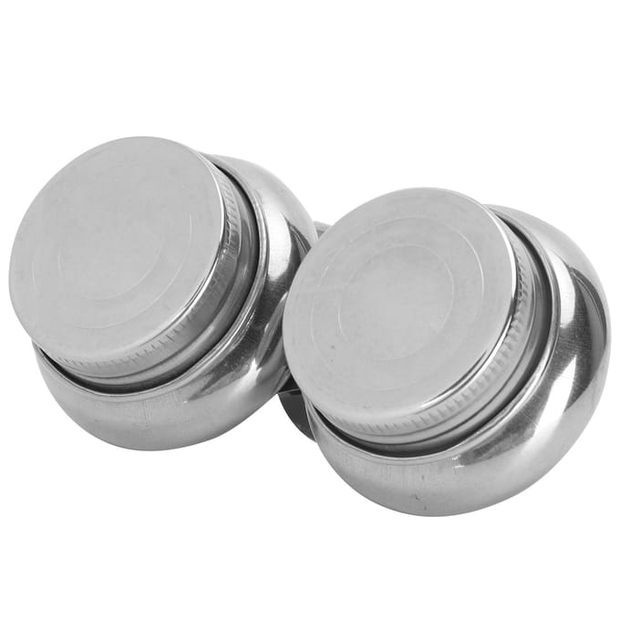Olieverf Container Pot Dubbele Dipper RVS Clip Paletbeker Kunstbenodigdheden white