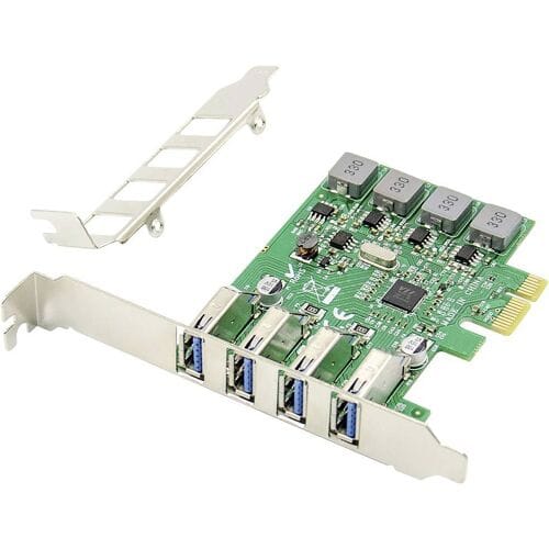 Digitus DS-30226 4 poorten PCI Express kaart USB, USB-A 1.1, USB-A 2.0, USB-A 3.0, USB-A PCIe
