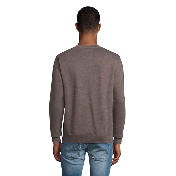 SOLS Columbia Crew Neck Sweatshirt voor volwassenen (Houtskoolmelange)