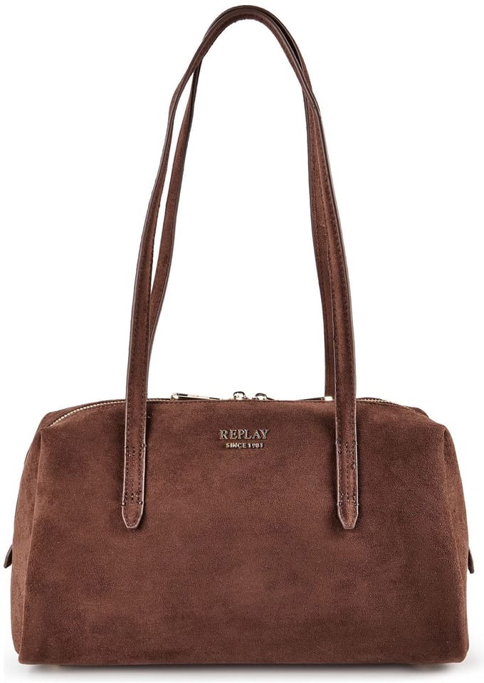 REPLAY schoudertas Shoulder Bag Puce donkerbruin