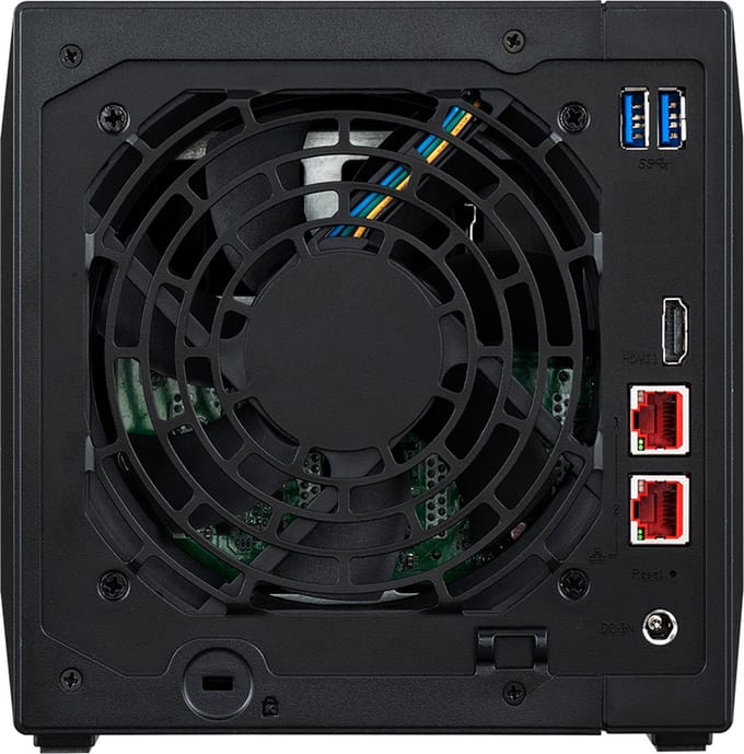 Asustor AS5404T data-opslag-server NAS Intel® Celeron® N5105 4 GB DDR4 0 TB ADM Zwart