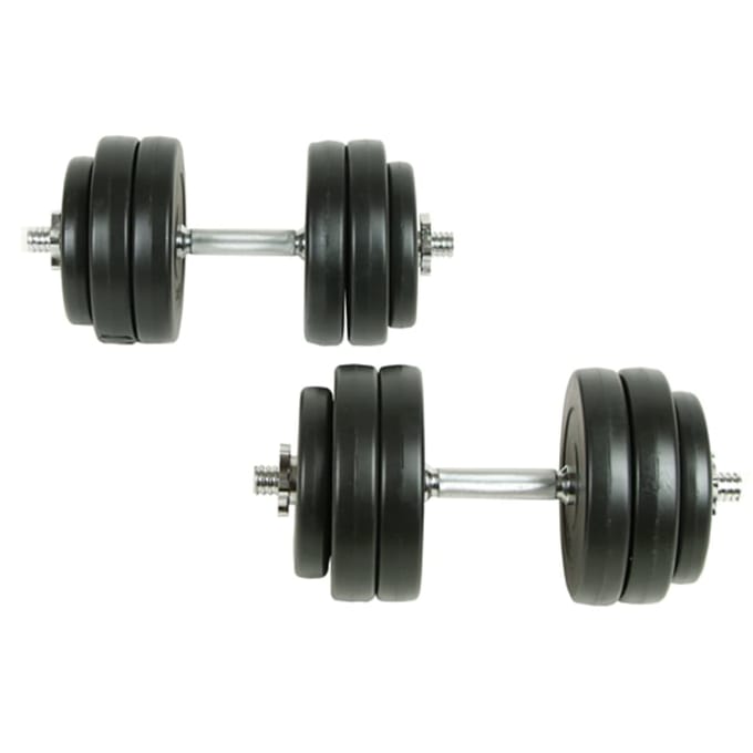 vidaXL - 18-delige - Halterset - 30 - kg