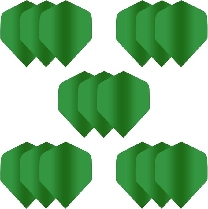 Extra Dikke Standaard Dartflights (15 Stuks) - 5 Kleuren Dart Vleugels