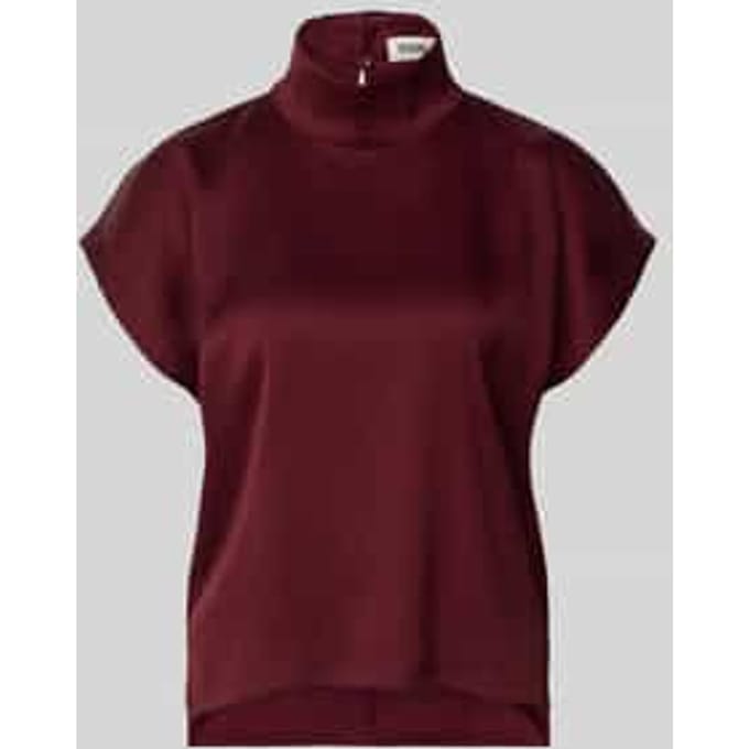 Blouseshirt met opstaande kraag, model 'ALARIA'
