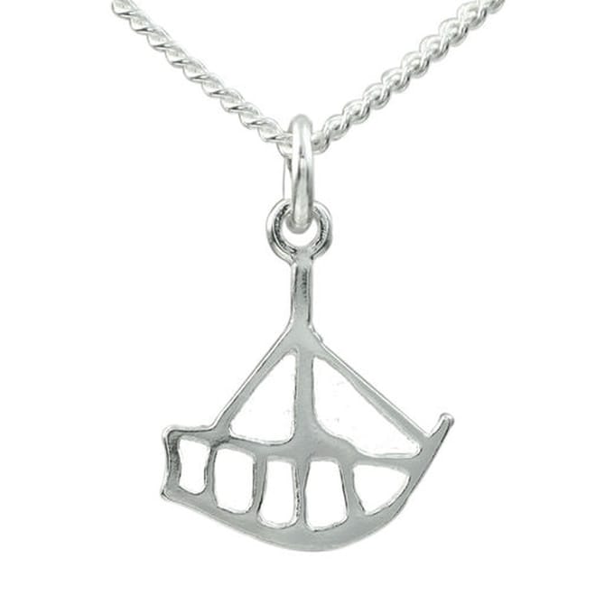 AuBor ®. Hanger. Zilver. De boot.