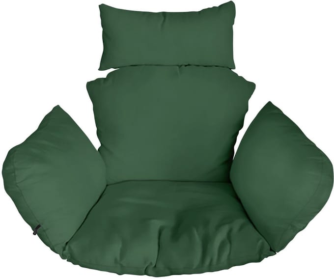 FEROCITY - Hangstoel Kussen XXL - Hangstoelkussen - Tuincocon Kussen - Schommelkussen - Polyester - Groen