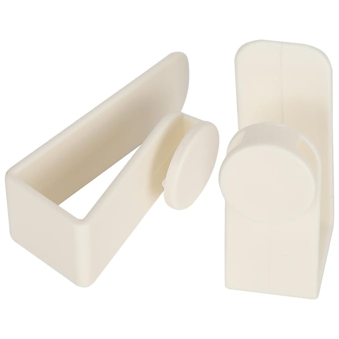 2 stuks haak verdikte deurhanger gratis geperforeerde plank bed weerhaak object ophanggereedschap wit