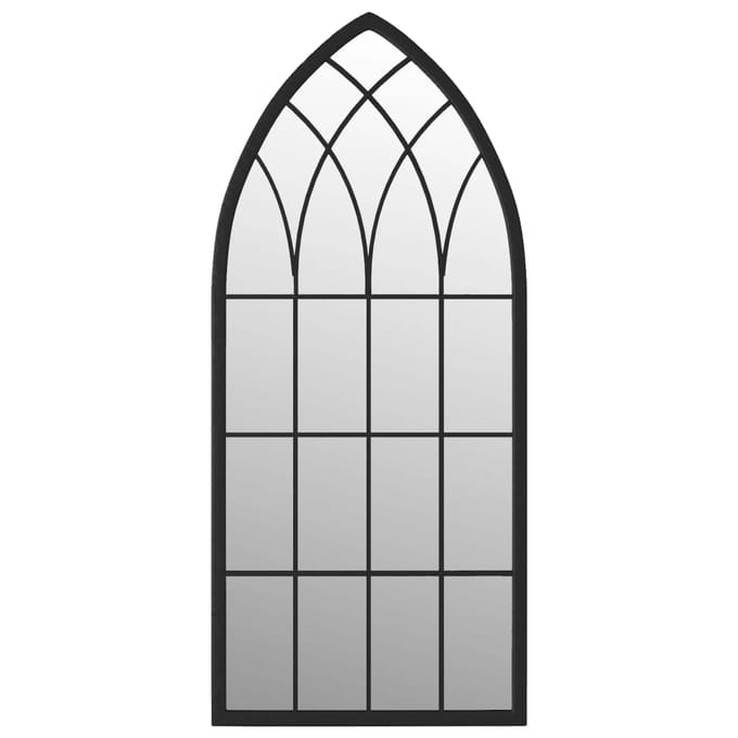 vidaXL - Spiegel - 70x30 - cm - ijzer - zwart