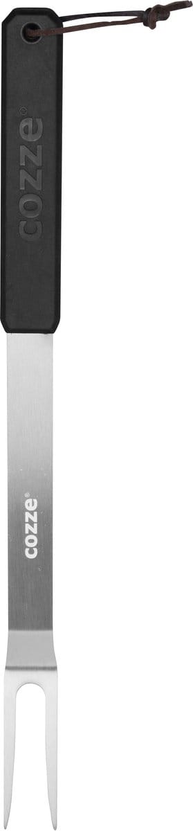 Cozze® trancheervork 450 mm met TPR-handvat - Roestvrij staal