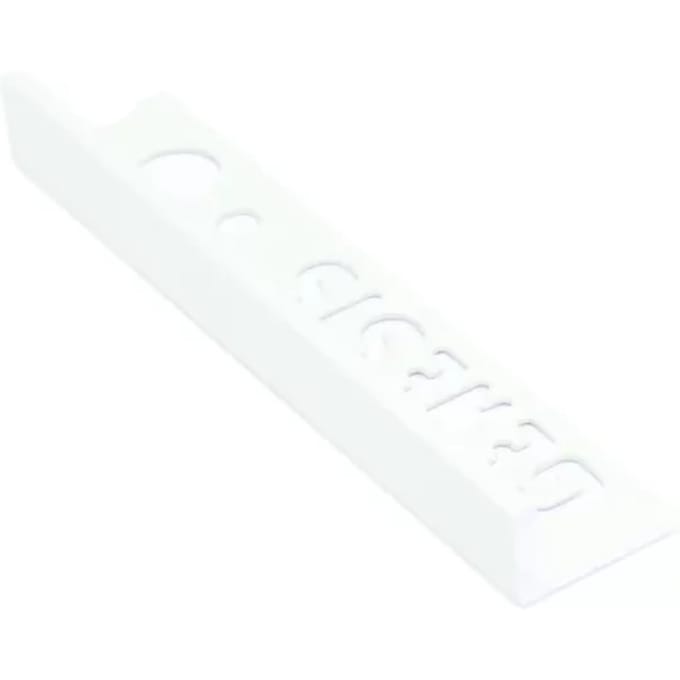 Genesis Hoekprofiel - Aluminium Wit - 8x8mm 2,5m