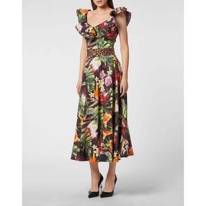 Lange Jurk Flowers
