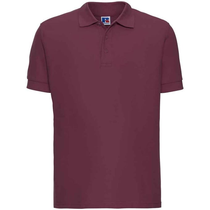 Russell Heren Ultimate Piqué Katoen Poloshirt (Bourgondië)