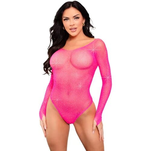 Crystalized fishnet bodysuit