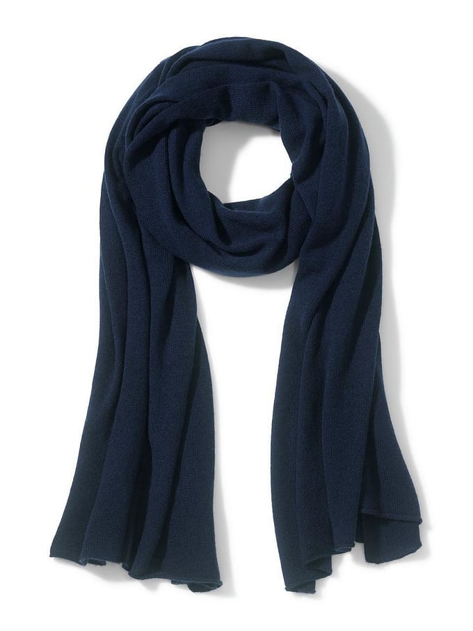 Gebreide sjaal Van Peter Hahn blauw