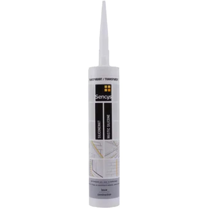 Sencys Siliconenkit Constructie Transparant 310ml