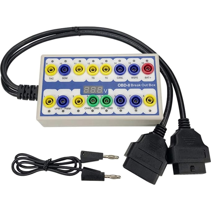 Professionele auto OBD-2 Break Out Box On-Board Diagnostics Breakout Box OBD-II Protocol wit