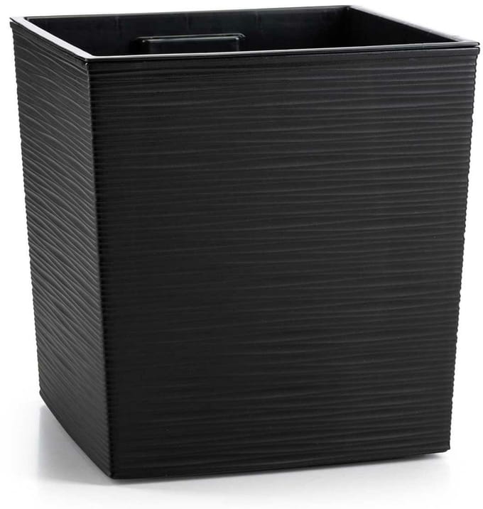 HowHomely Flore Riflo - Bloempot - Zwart - 30x30 cm - Weerbestendig