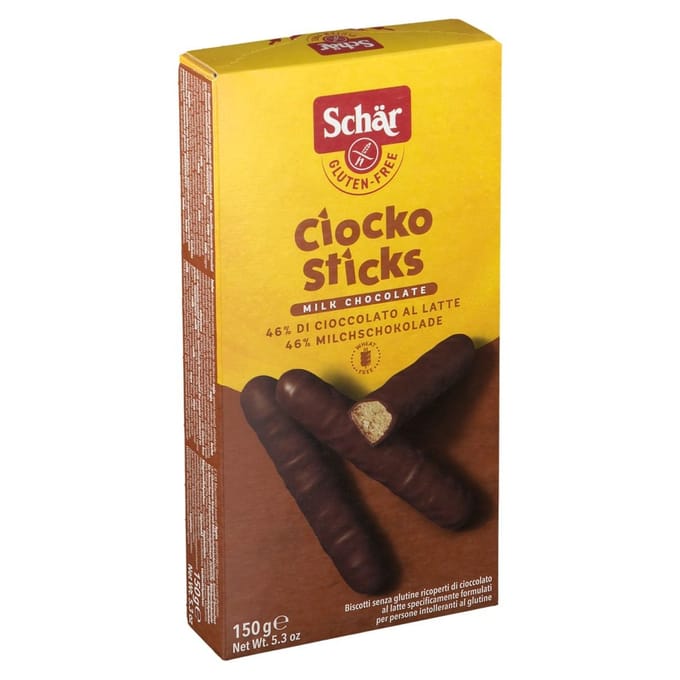 Schar Chiocko Sticks Glutenvrij 150g 6544 Revogan
