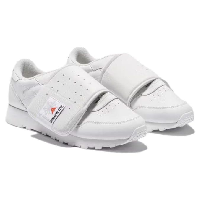 Hed Mayner x Reebok Classic Leather Wit Unisex Sneakers RMIA041C99LEA001-0100 42.5 white