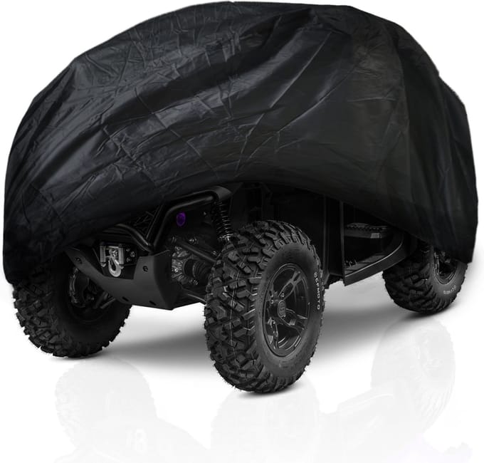 Maxxcovers Quadhoes 208x122x80cm – A-kwaliteit - Zwart