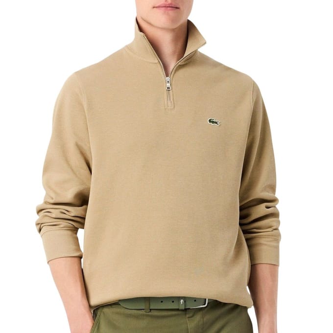 Lacoste Zip Stand-Up Collar Sweater Heren - Maat S