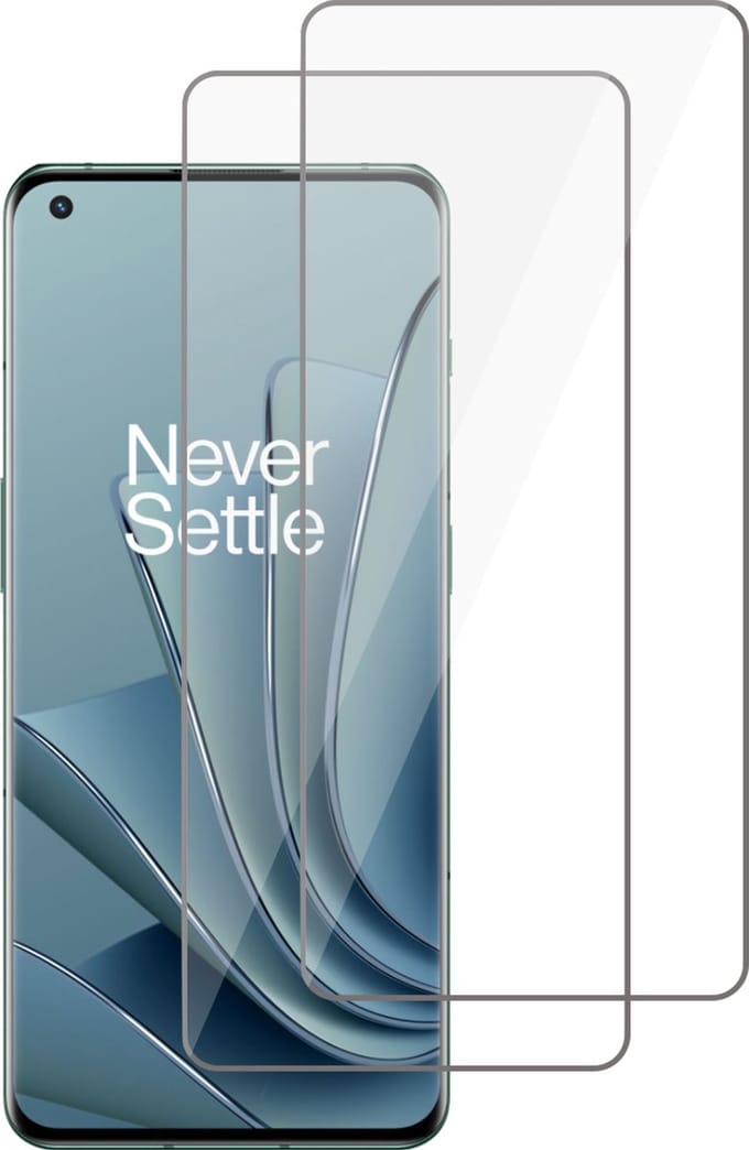 2x Screenprotector geschikt voor OnePlus 10 Pro 5G – Screen Protector Tempered Glass