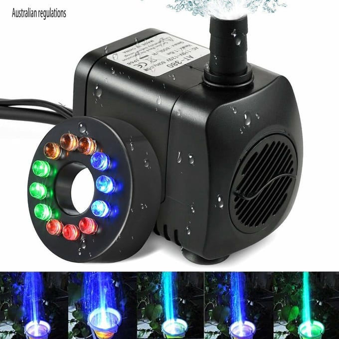 Pompe à eau électrique à 12 LED