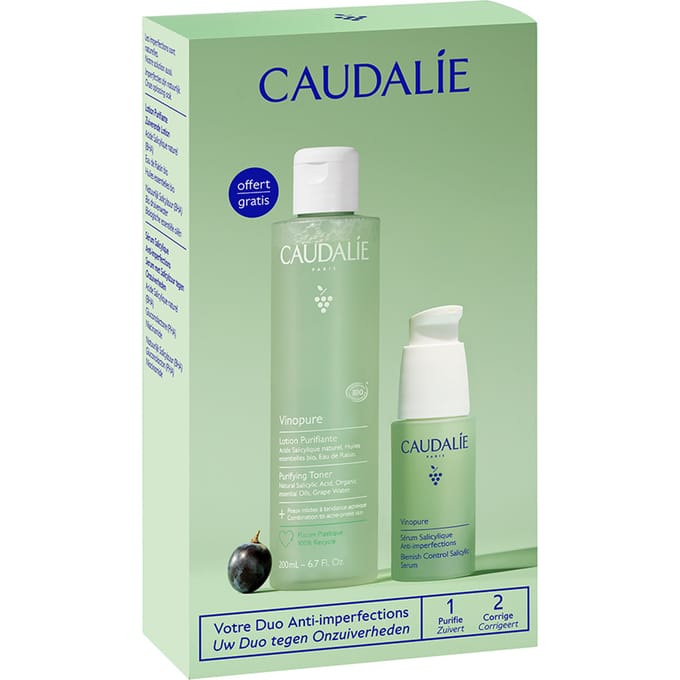 Caudalie Vinopure Clear Skin Tone & Treat Set