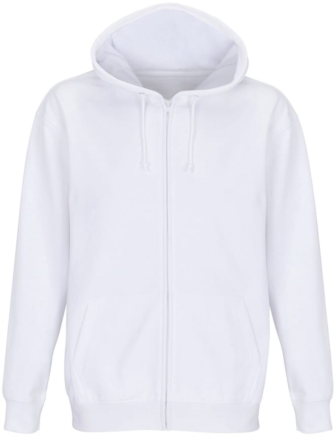 SOL'S Unisex Full-Zip Hoodie Carter L03812 - White - M