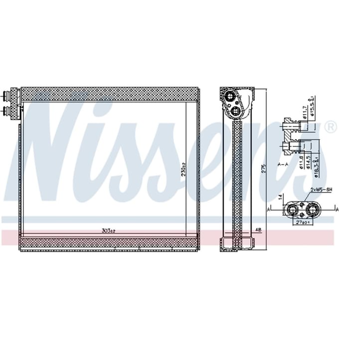 Verdamper, airconditioning NISSENS 92365