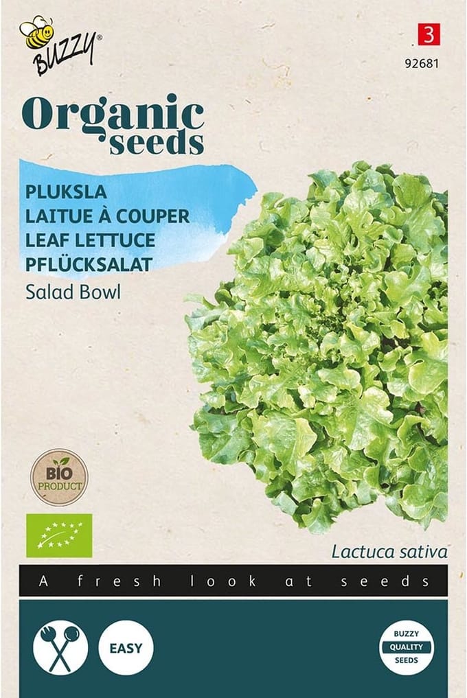 Pluksla 'Salad Bowl' Bio - Vers en Knapperig Groen voor Salades