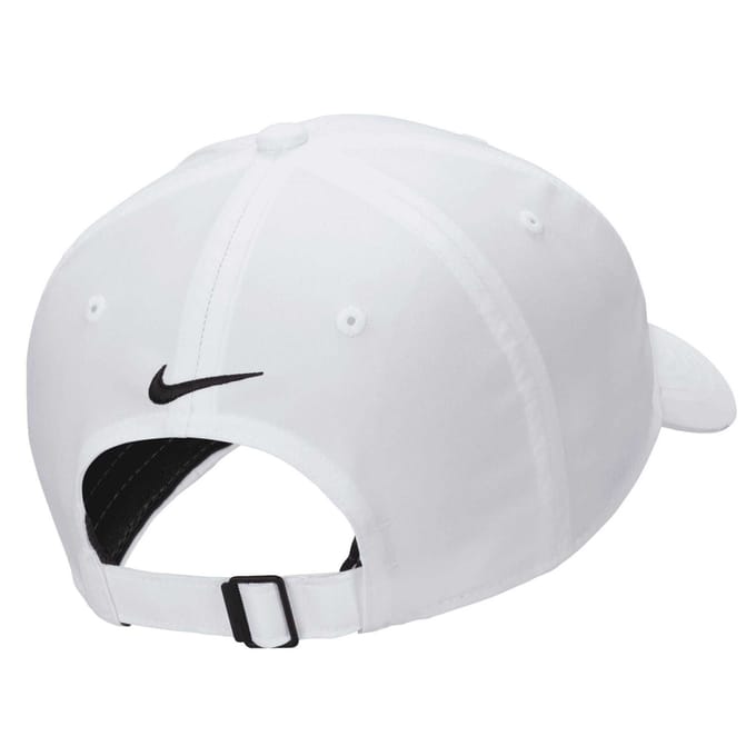 Nike Lege Gestructureerde Honkbalpet (Wit/Zwart)
