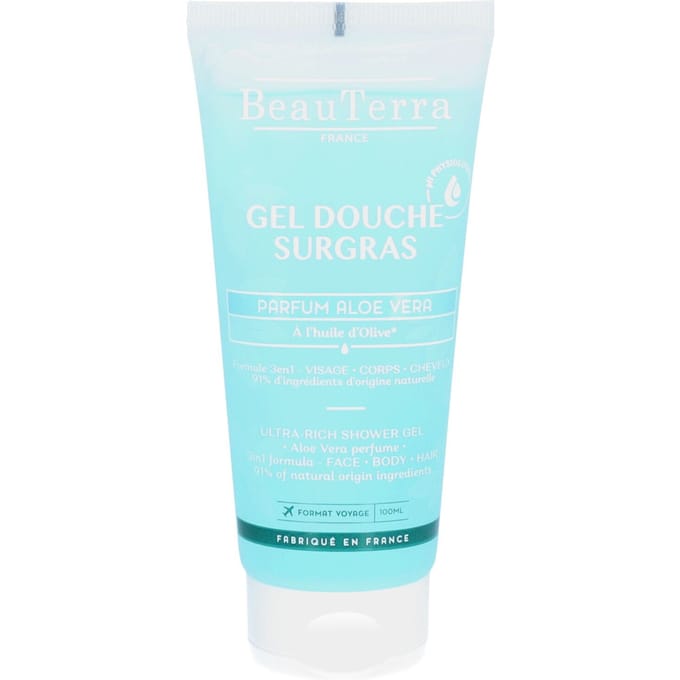 BeauTerra Overvette Douchegel - Aloë Vera 100