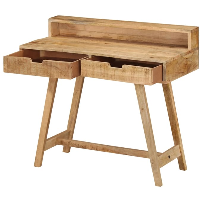 vidaXL - Bureau - 100x45x90 - cm - massief - ruw - mangohout