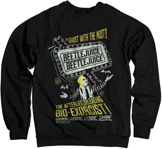 Beetlejuice Sweater/trui -S- The Afterlife's Leading Bio-Exorcist Zwart