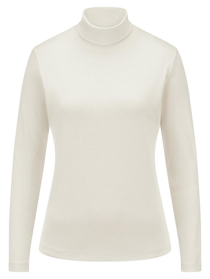 Colshirt Van Peter Hahn wit