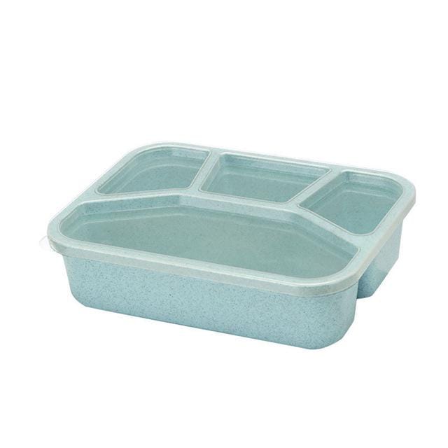 Aparte lunchbox Draagbare Bento Box Lunchbox Lekvrije voedselcontainer Magnetron Serviesgoed voor studenten gray