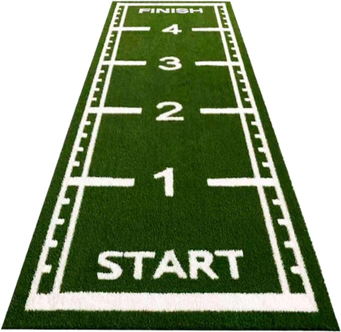ForzaFit Sprinttrack kunstgras - Indoor/Outdoor - 5 x 1,5 meter - Groen - 17 mm