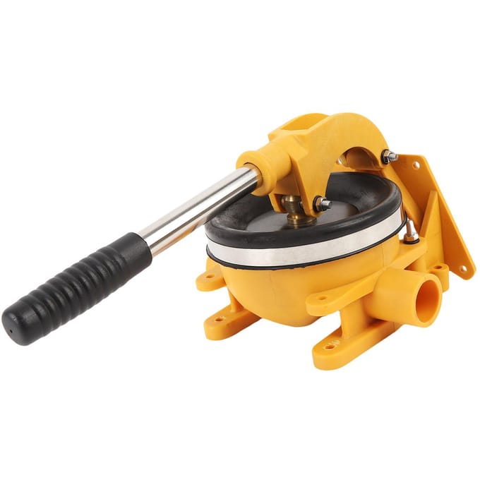 1,5 inch Handmatige Lenspomp Roestvrij Staal Boot Marine Hand Lens Afvalwater Overbrengpomp voor Jachten yellow