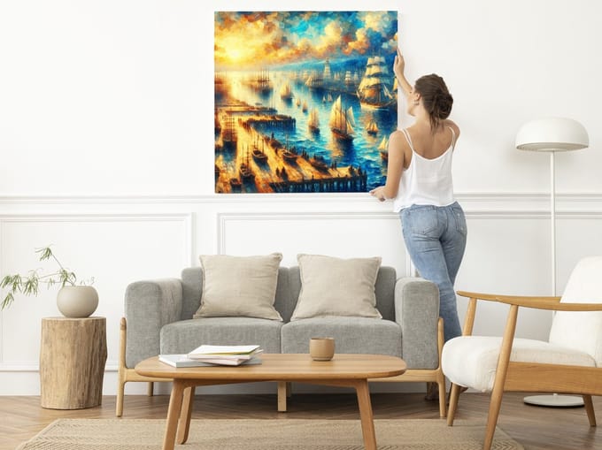 Kunstprint | Wanddecoratie | Dibond | 100 × 100 cm
