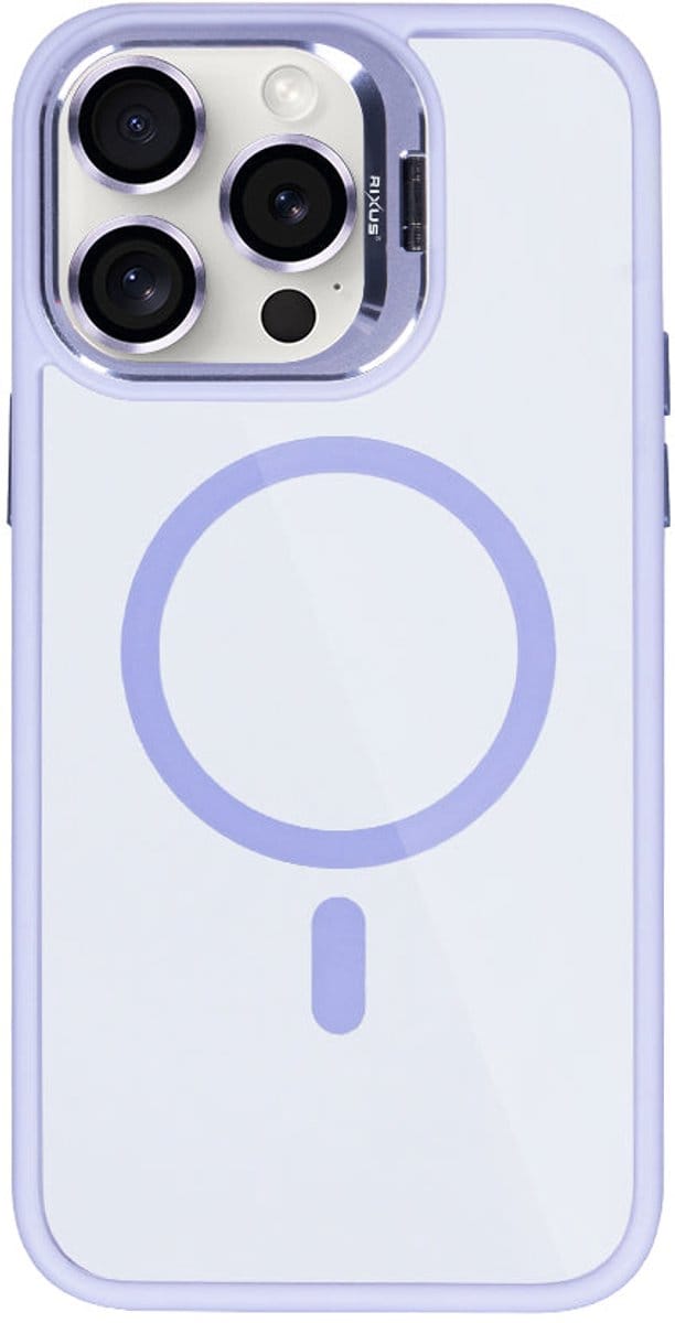 Rixus Classic 03 Case With MagSafe For Apple iPhone 14 Pro Max Light Purple