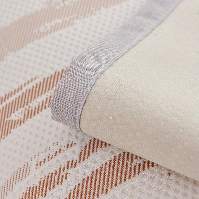 Jacquard Cool Bean Sofakussen Zomer Sofahoes Nieuw Kleurrijk Mat Kussen Zomer Sofahanddoek 70*70cm white